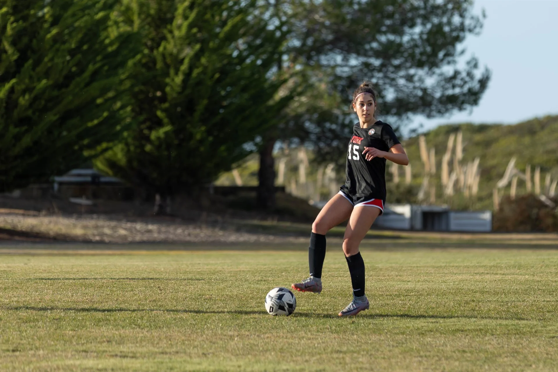 York girls soccer player