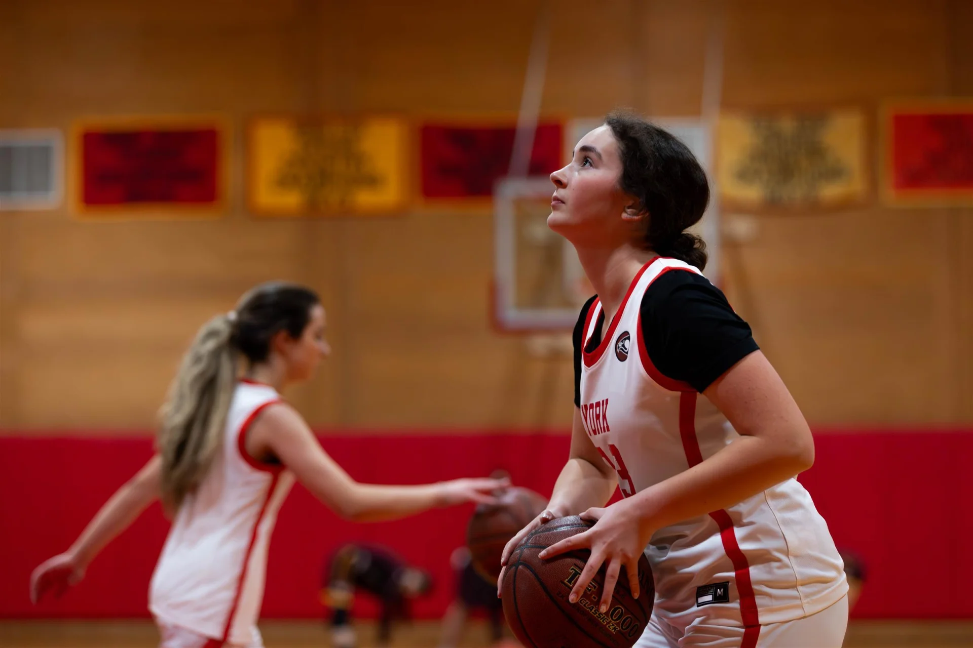 York girls basketball players