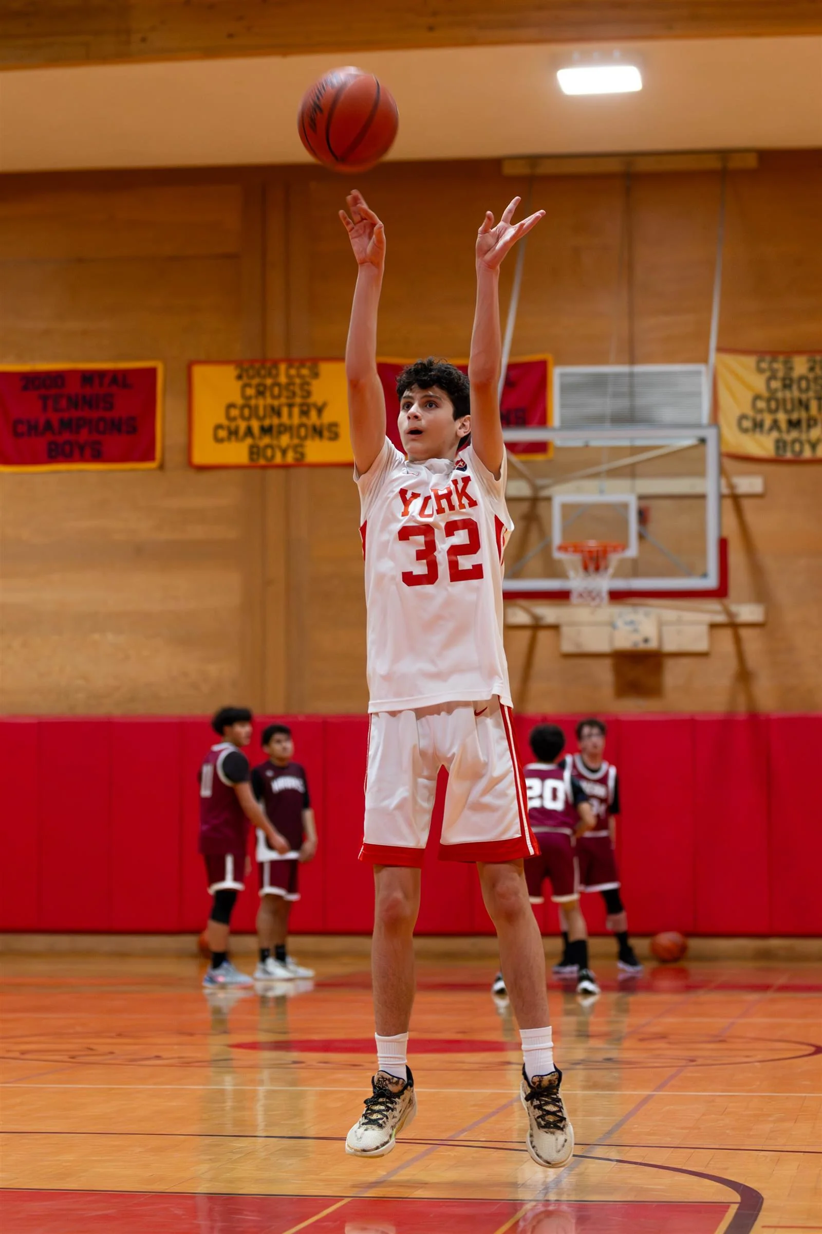 York boys basketball player