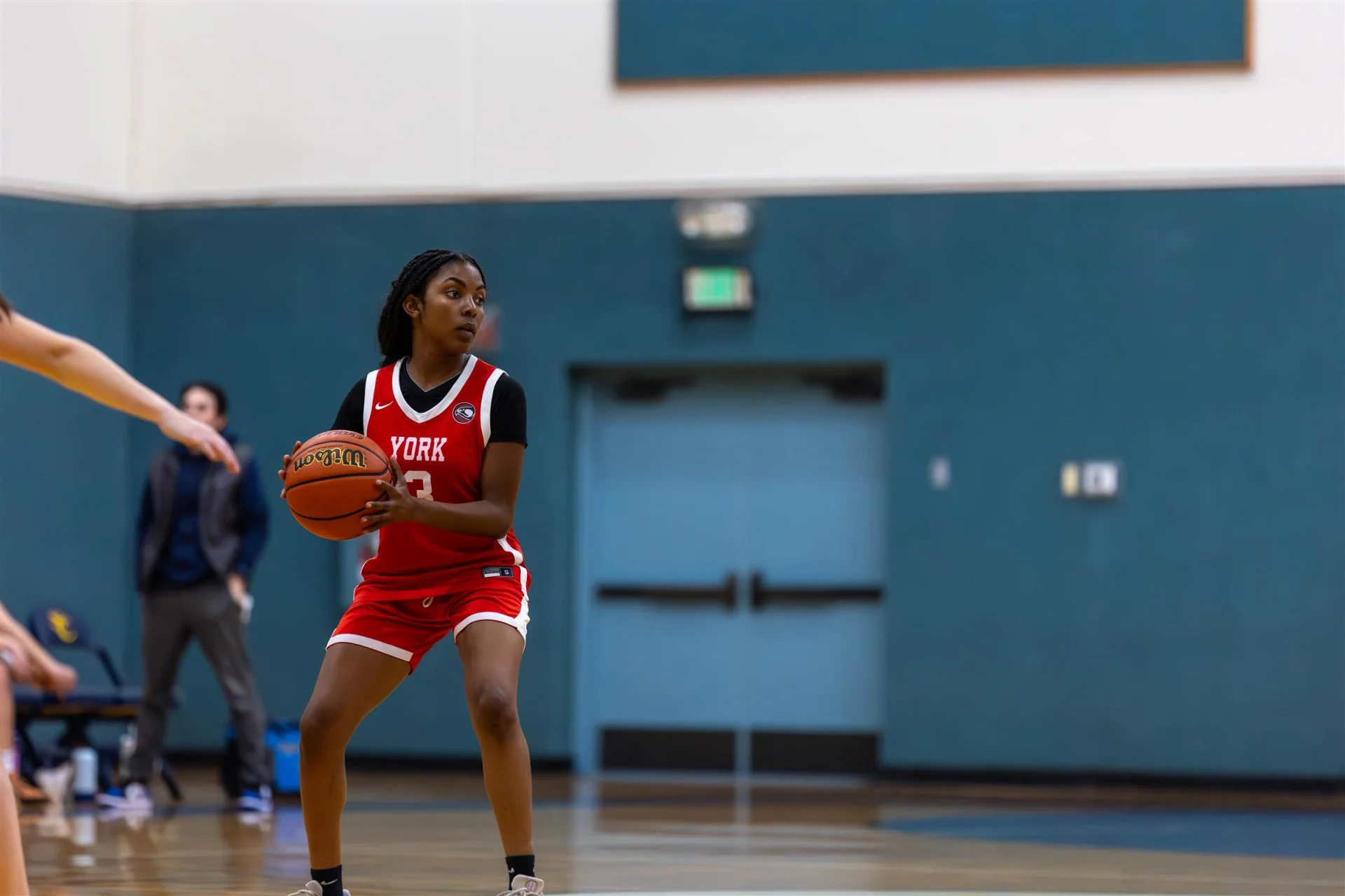 York girls basketball player