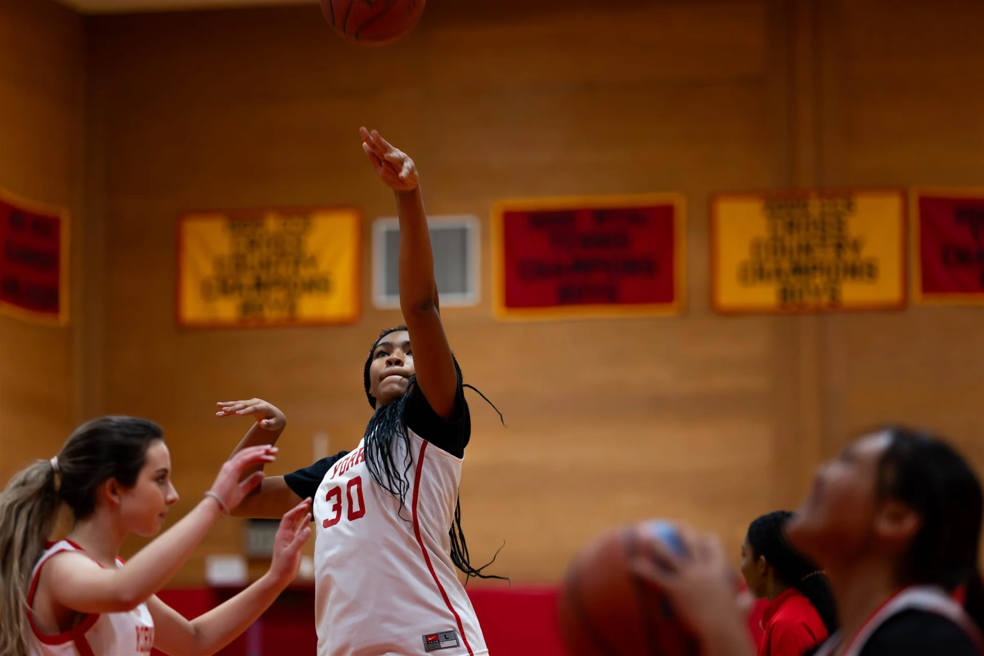 York girls basketball player