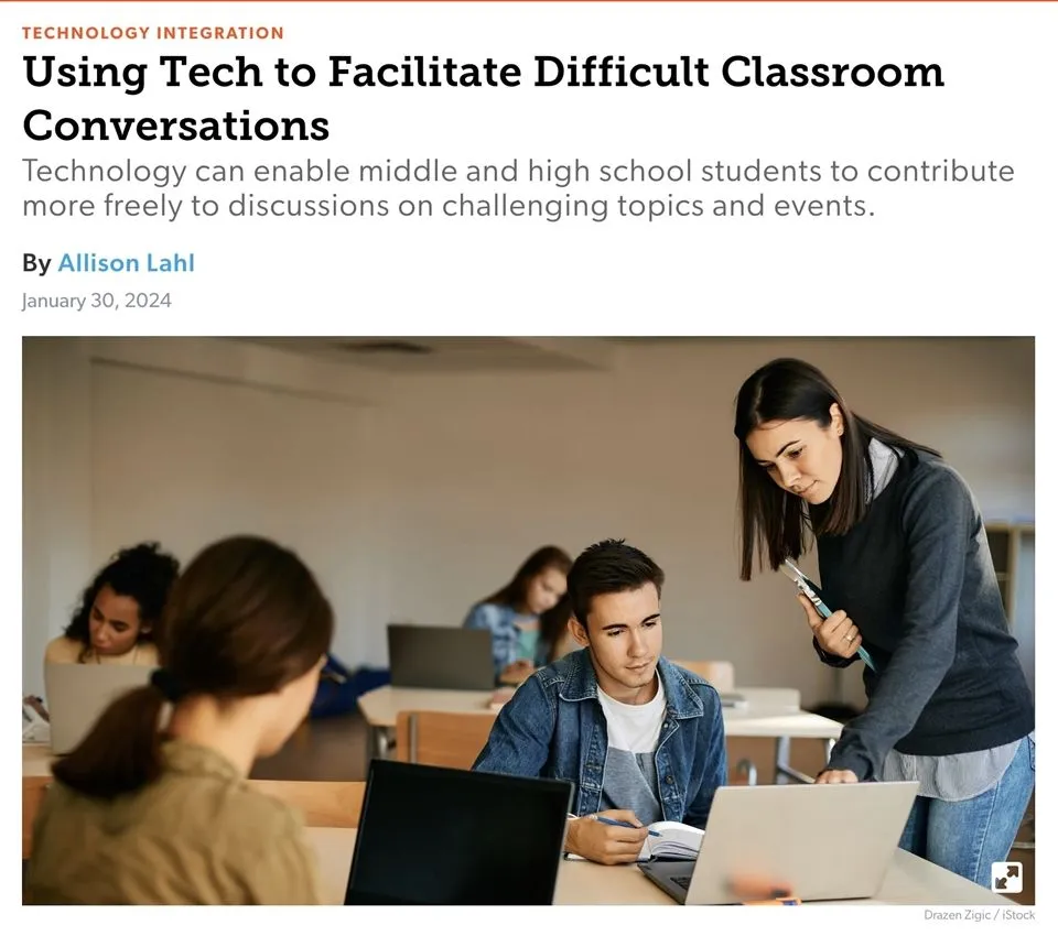 York's Director of Student Life, Allison Lahl, publishes article in Edutopia