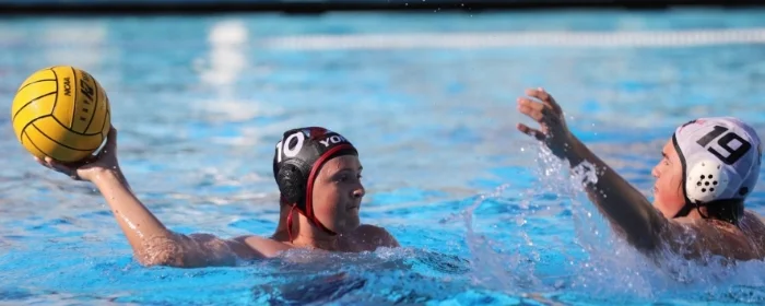 York boys water polo player